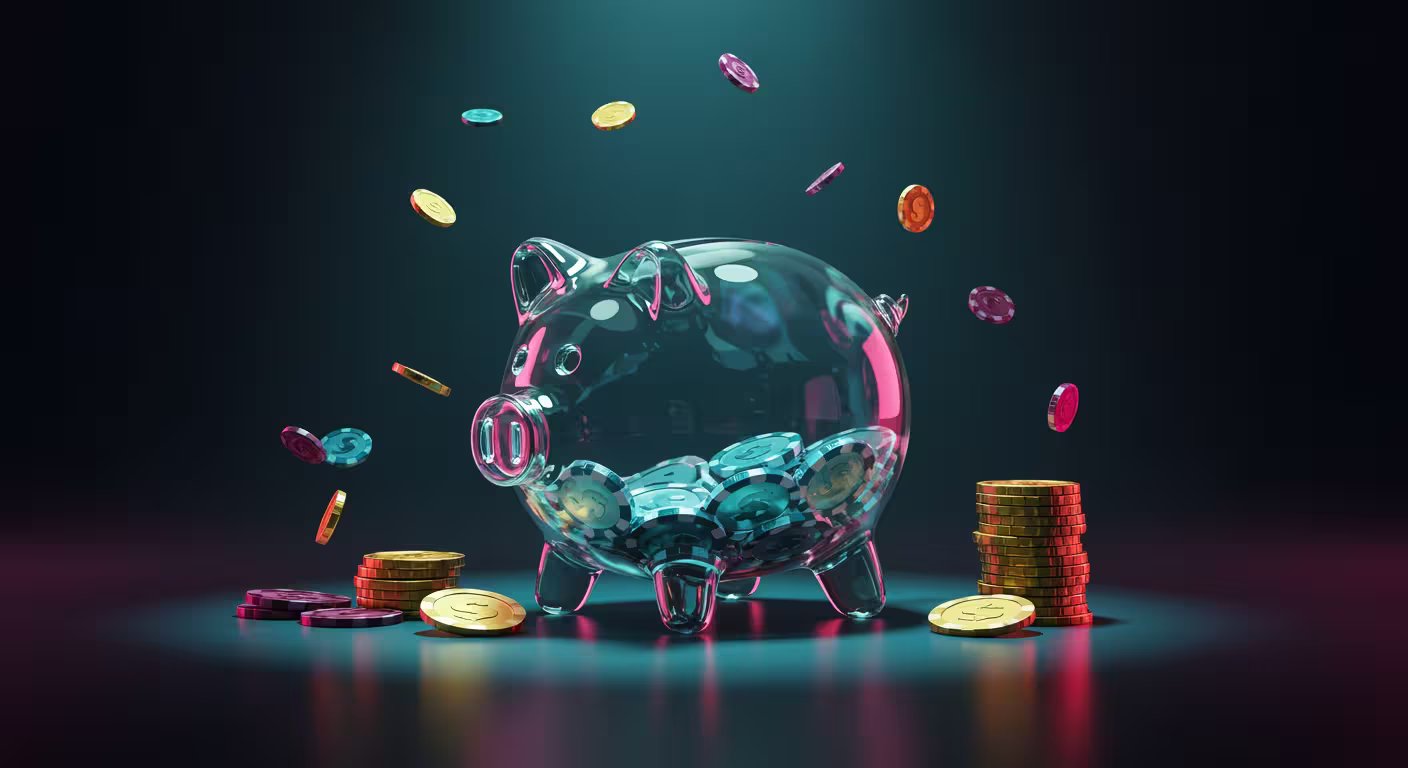 Mathematical graph showing 99% RTP vs standard 96% RTP over 1 million spins