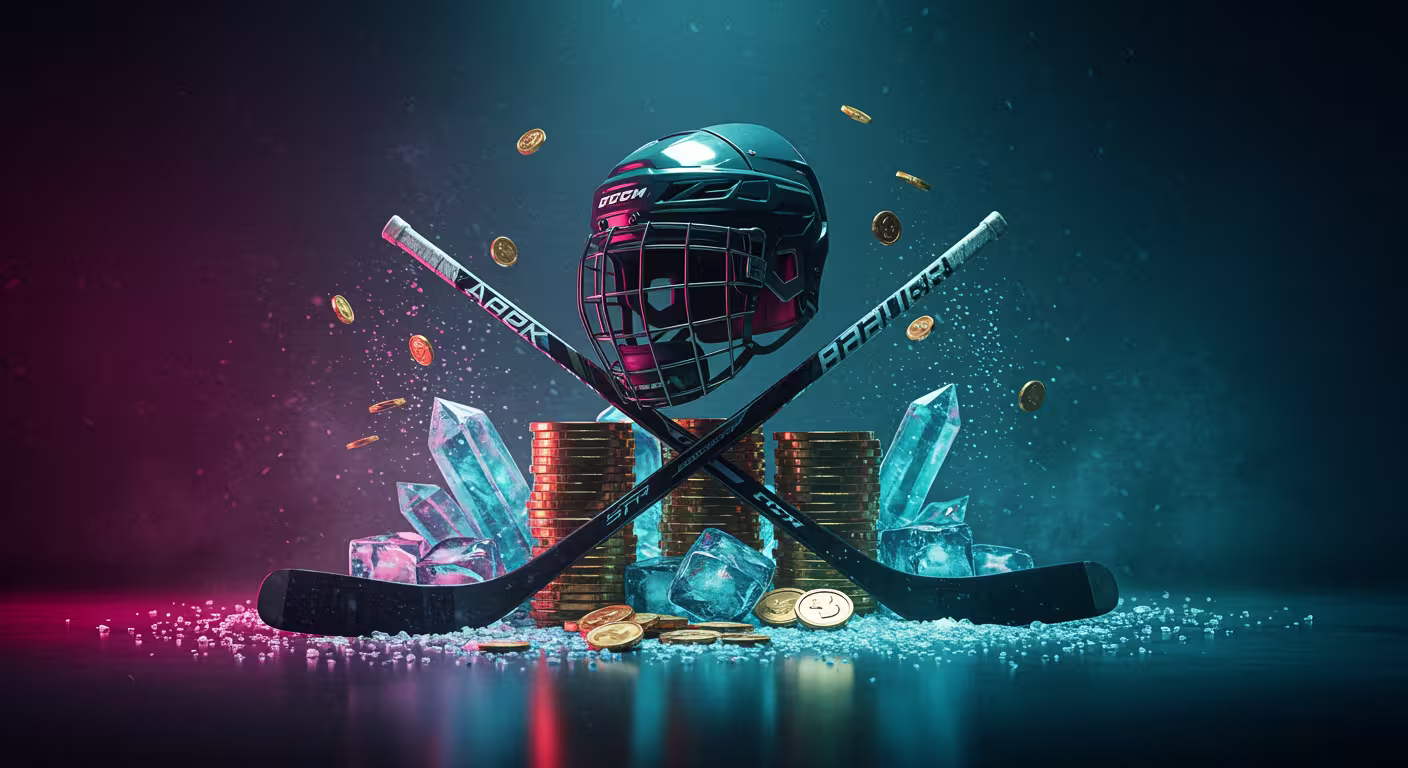 Kirabet welcome bundle artwork with neon chips and roulette wheel